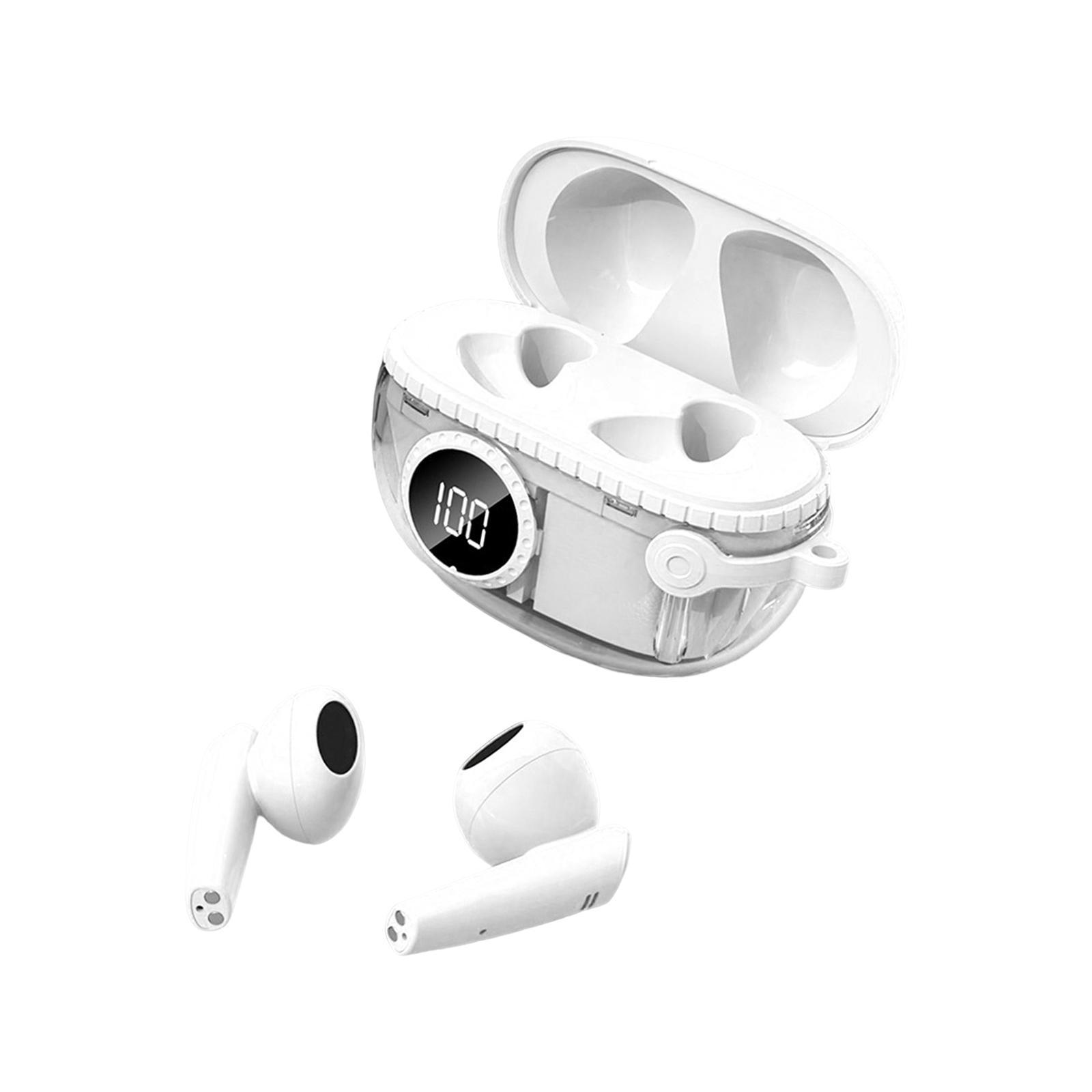 V5.3 Wireless Earphones Dual Modes Headphones for Workout