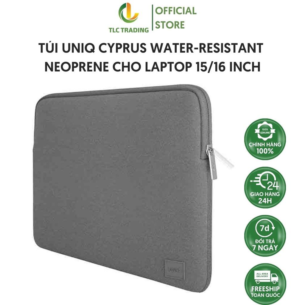 Túi Đựng Laptop UNIQ Cyprus Thiết Kế 3 Lớp Cao Su Lót Đệm Bên Trong Tăng Khả Năng Chống Sốc Và Nước - Hàng chính hãng