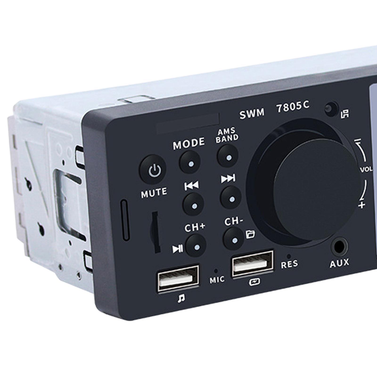 Car Radio Player, Car Stereo, Handsfree 4.1 inch with Touch Screen USB FM TF Card AUX Player Car Radio Multimedia Player