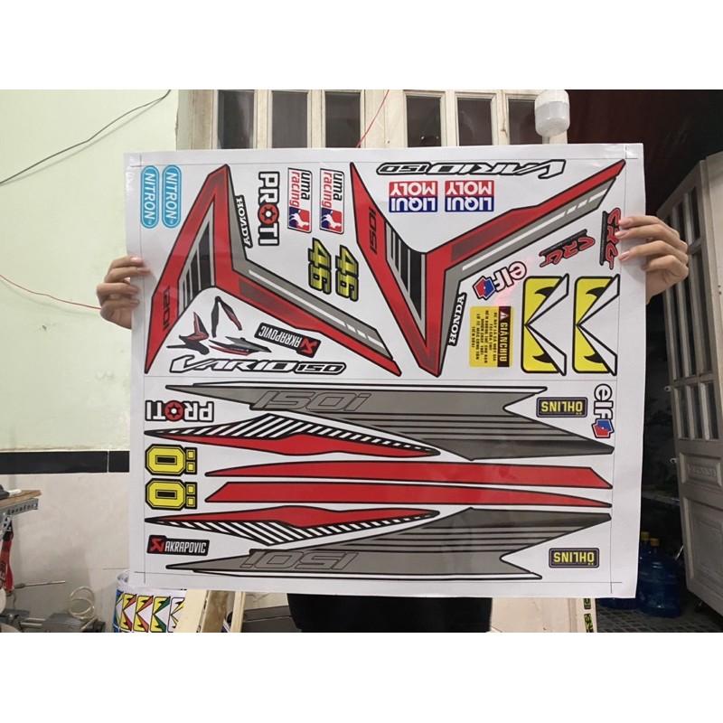 Tem rời dành cho Vario 150 đen