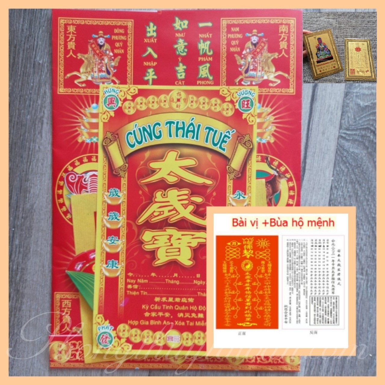 Giấy cúng THÁI TUẾ 2023 kèm Hướng dẫn Chi tiết-Quý Mão