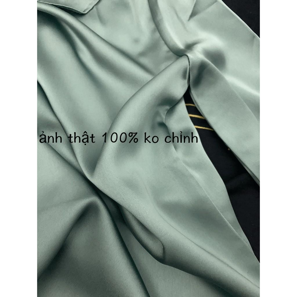ÁO SƠ MI CỔ LÁ SEN TAY BO CÁCH ĐIỆU