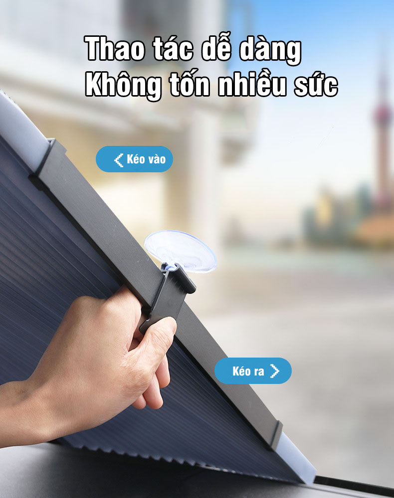 Rèm chắn nắng kính lái ô tô REM- Tấm phản quang che taplo xe hơi, Tấm che kính chắn gió