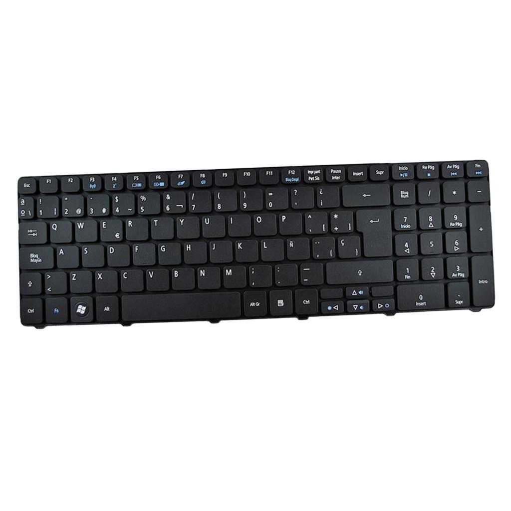 Laptop SP Spanish Keyboard Replacement Fits for AS5741G Black