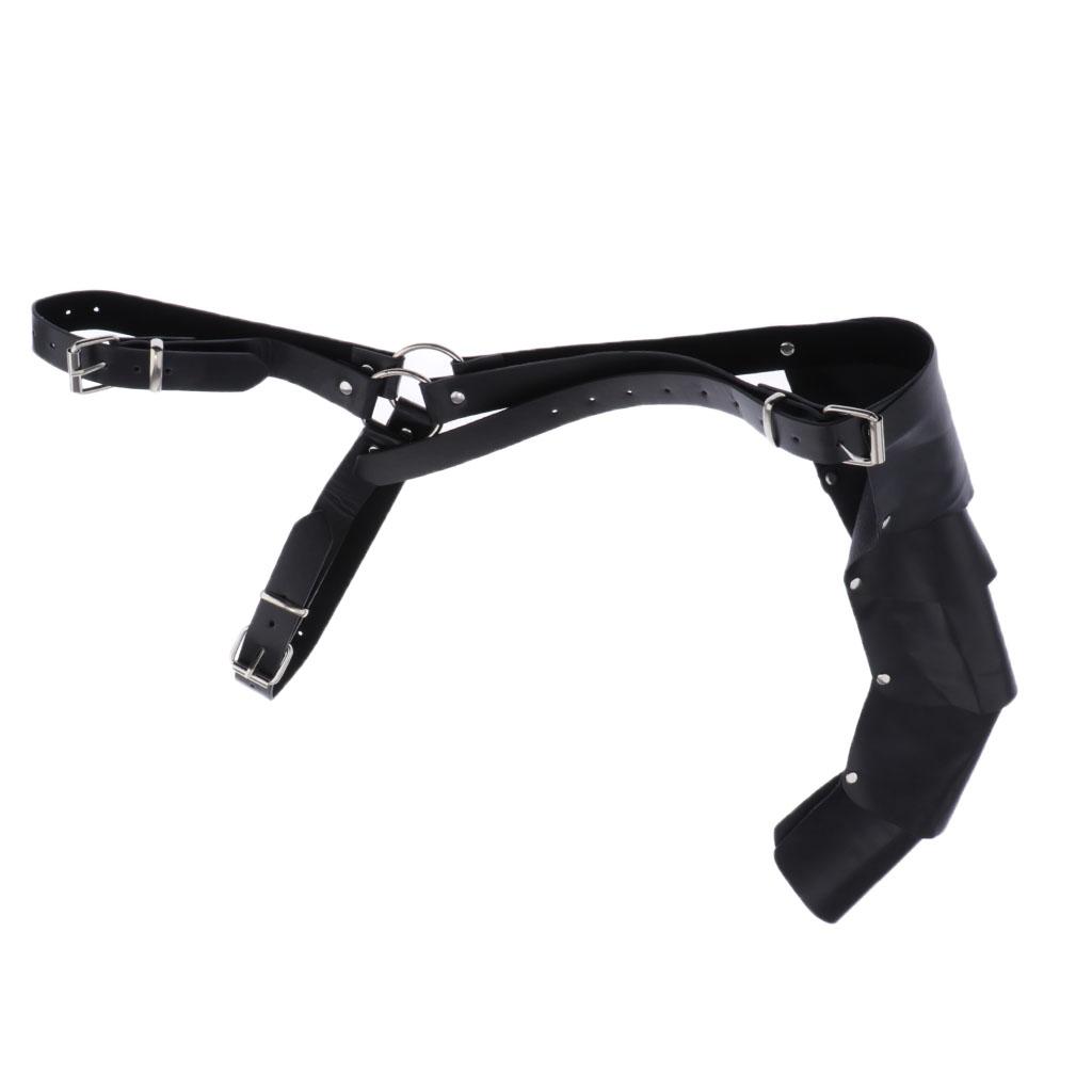 Men Goth Leather Harness Body Cage Belt Shoulder Strap Bar Nightclub Costume