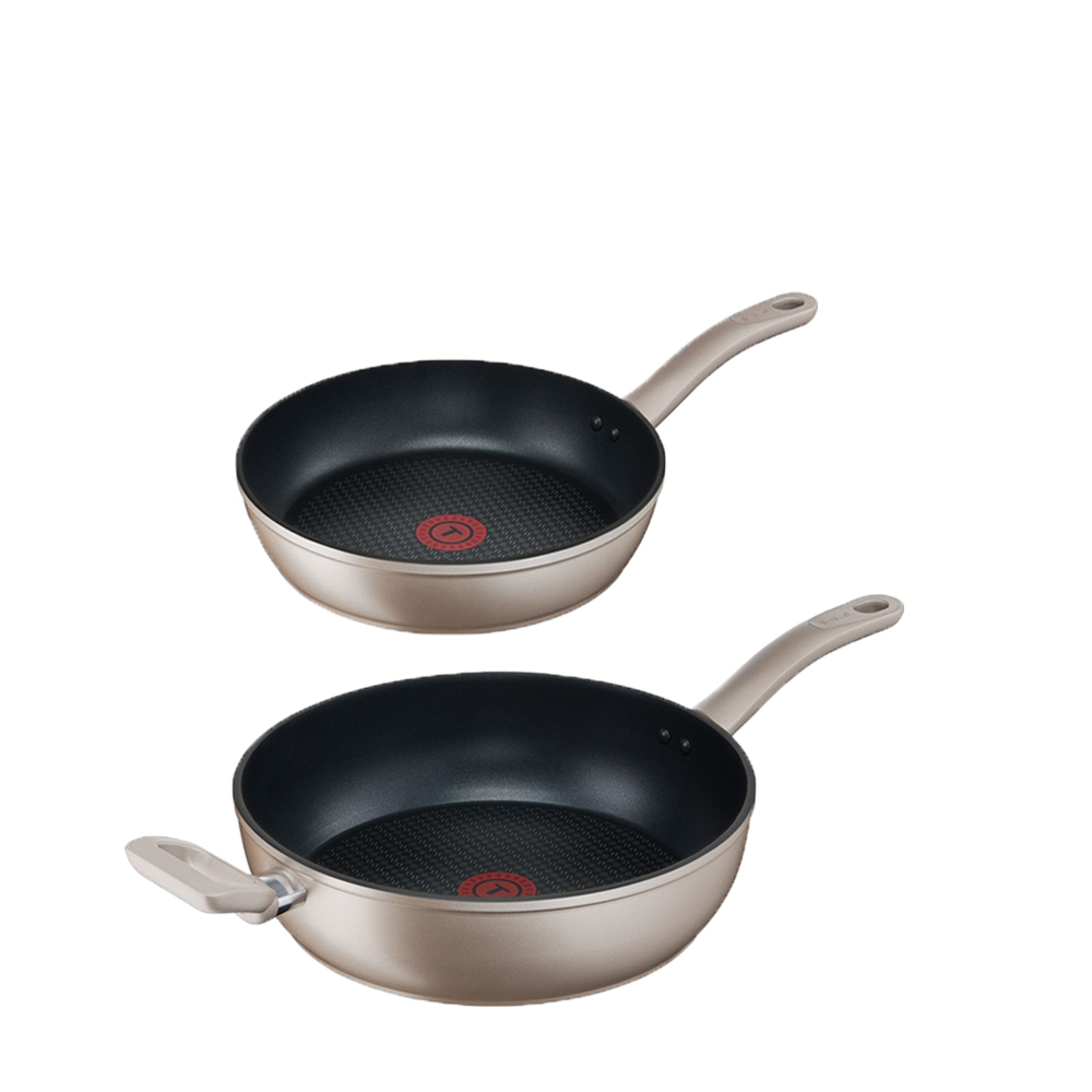 Bộ 2 chảo chống dính đáy từ Tefal Sensations dùng cho mọi loại bếp (24cm, 28cm) - Hàng chính hãng