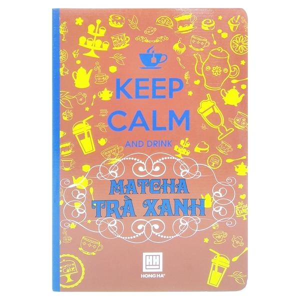 Vở Keep Calm & Matcha Trà Xanh - Kẻ Ngang 200 Trang - Hồng Hà 1400