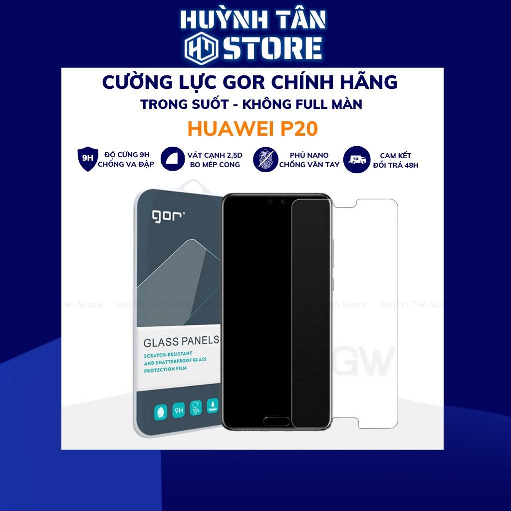 Kính cường lực GOR P20 trong suốt không full màn chính hãng GOR - Hàng nhập khẩu