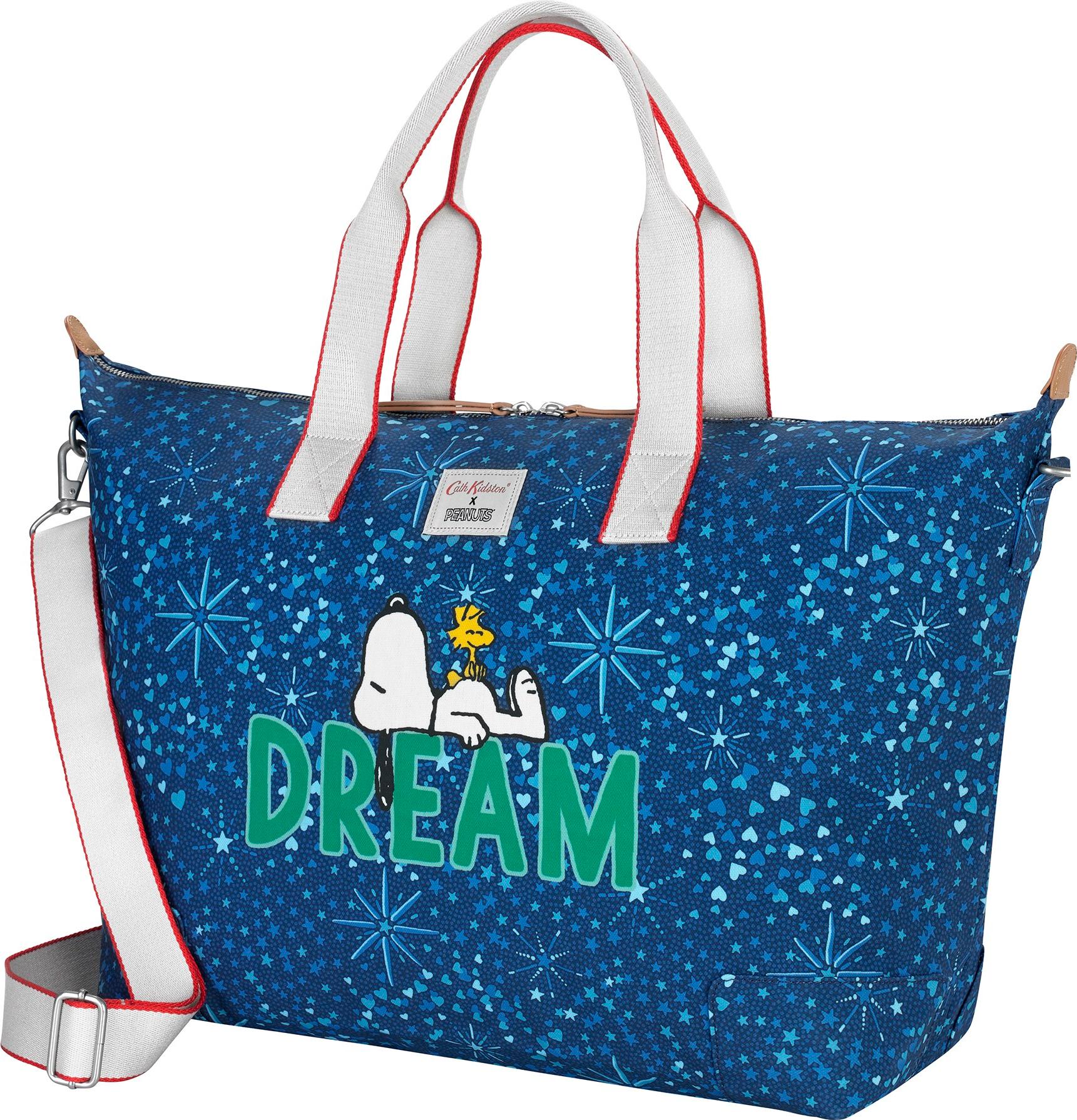 Túi du lịch Cath Kidston họa tiết Dream Midnight Stars PL02 (Snoopy Dream Midnight Stars PL02 Overnight Bag)