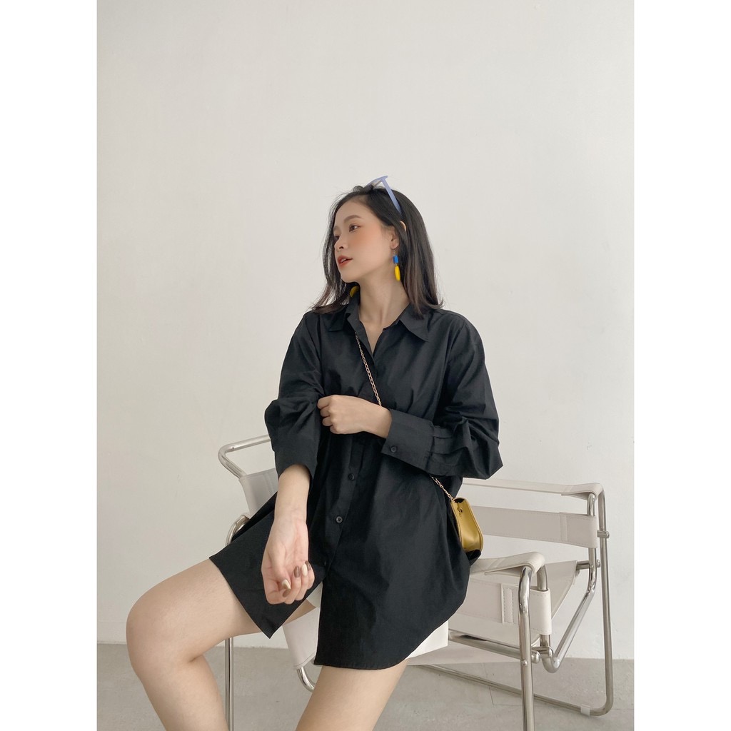 YU CHERRY | Áo nữ Basic Cotton Shirt YA381