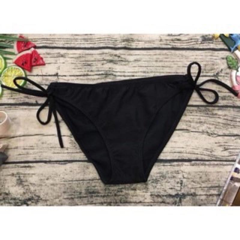 Quần lẻ bikini đủ mẫu - Đen cạp cao nhún,Freesize