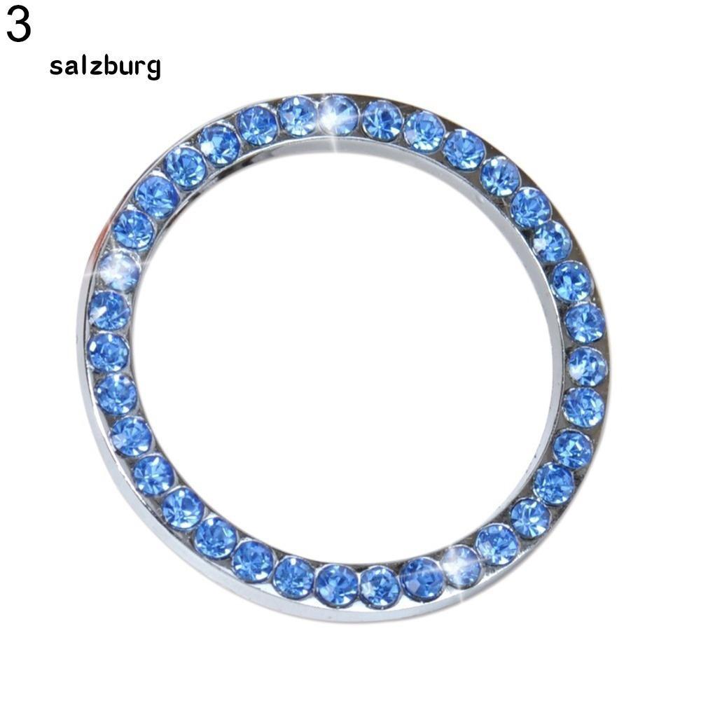 Vòng đá trang trí đính đá nút START STOP cho xe hơi logo sang trọng bắt mắt