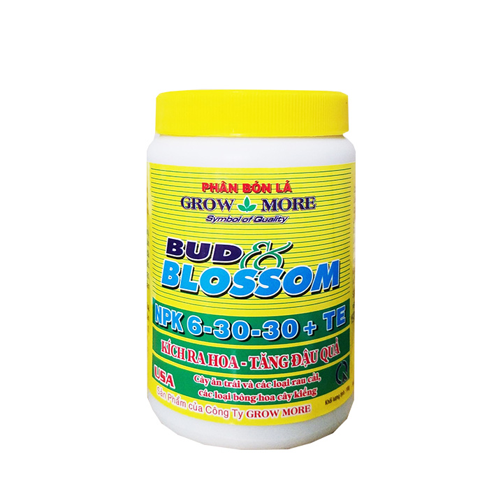 Phân bón Grow more 6-30-30 (100g/hũ) | Kích ra hoa và nở đồng loạt đồng thời chống hiện tượng nghẹn rễ | BUD BLOSSOM