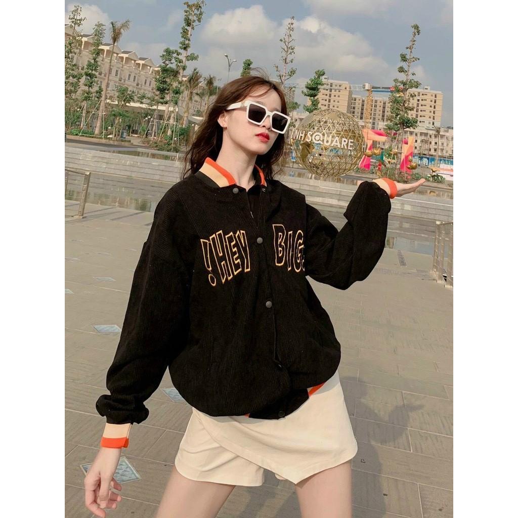 Áo khoác bomber unisex nhung Noble TP257