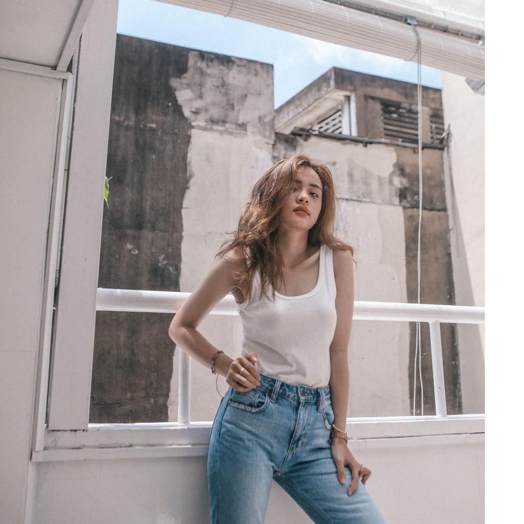 Regular Tank Top - White