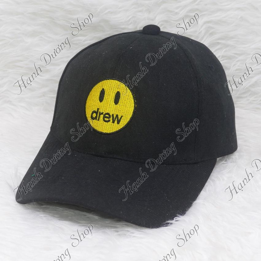 Mũ kết vải nhung logo DREW độc đáo thời trang phù hợp nam nữ