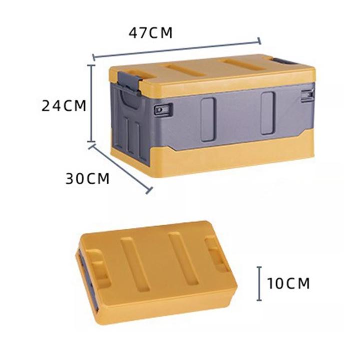 Thùng đựng đồ cốp xe ô tô xếp gọn dễ dàng với 2 dung tích 30L và 55L tiết kiệm tối đa không gian cốp xe ô tô - 42 lít