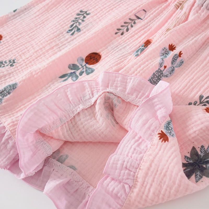 Bộ Pijama Sau Sinh Vải Xô Nhăn - Cộc tay N24