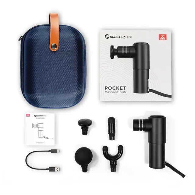 Máy Massage Gun Toàn Thân Thư Giãn Cơ Bắp Booster Mini -Nguyên Seal Cao cấp - Có Vali Đi Kèm
