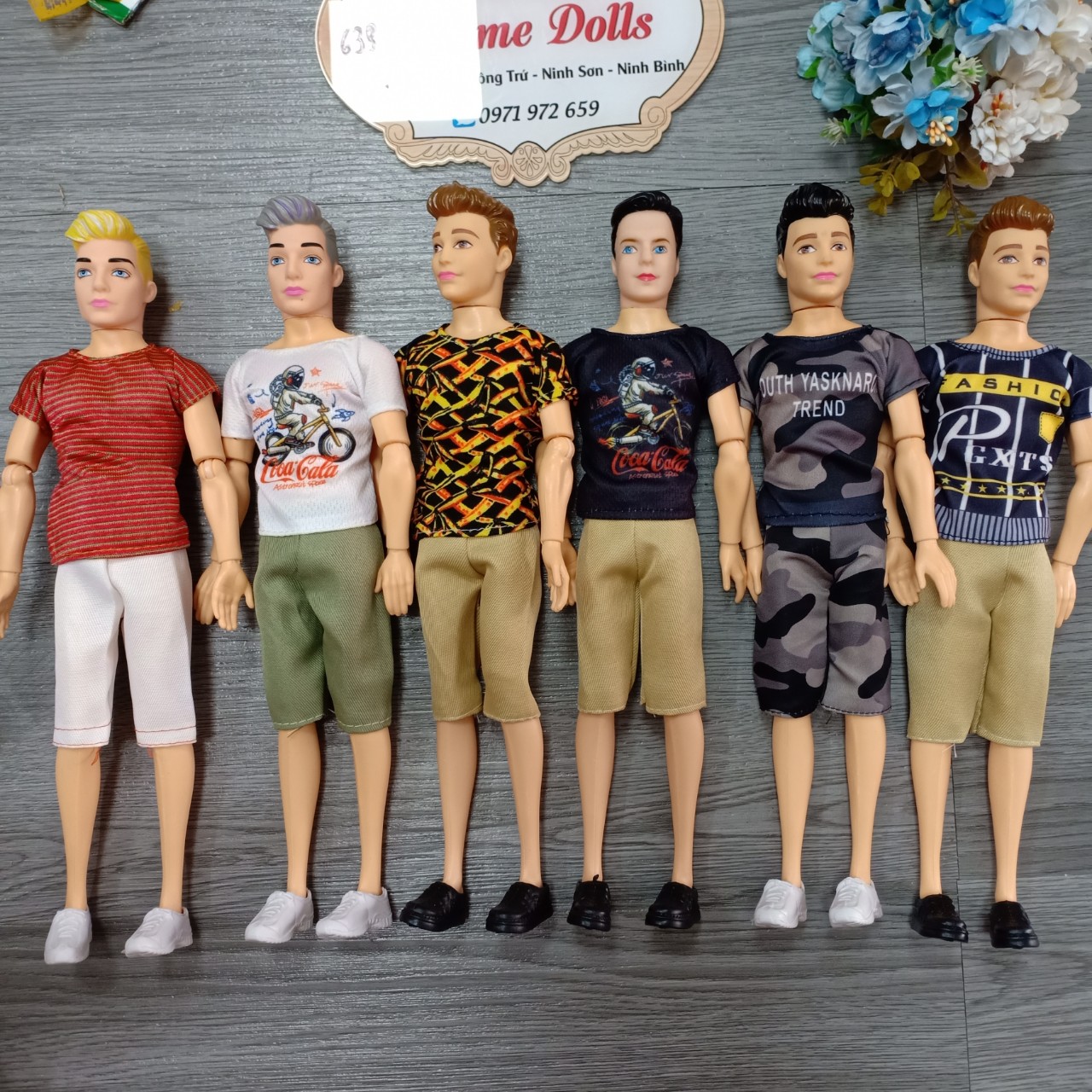 Búp bê Ken nam 12 khớp giá cực tốt Sunnydoll