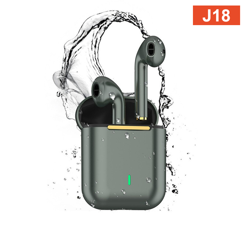 Tai Nghe Bluetooth TWS Earbuds J18 - Xanh Rêu