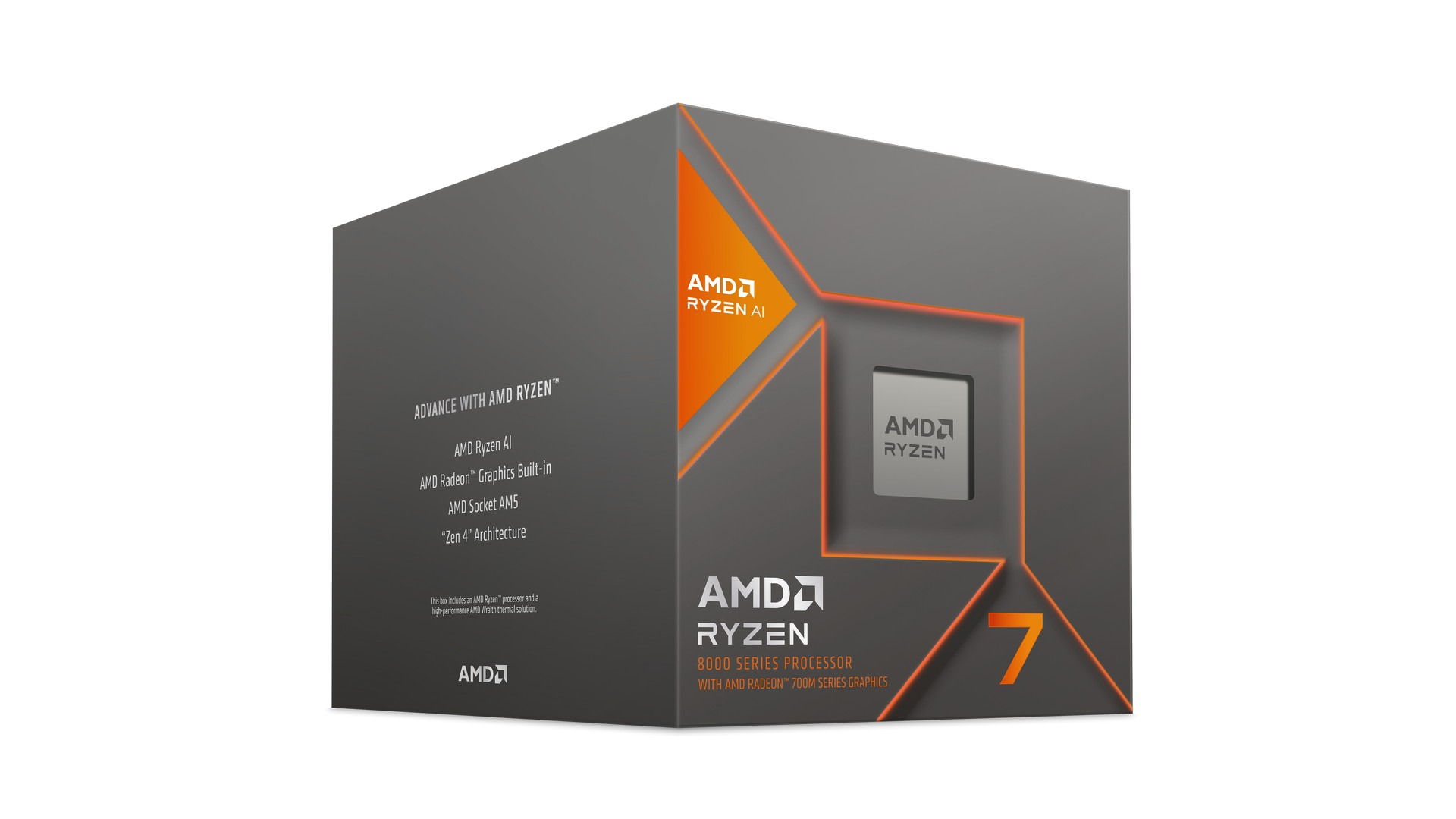 Bộ vi xử lý CPU AMD Ryzen 7 7700 ( 3.8GHz Boost 5.3GHz / 8 nhân 16 luồng / 40MB / AM5) ) – Hàng Chính Hãng