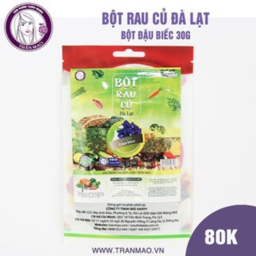 Bột Hoa Đậu Biếc - Hủ thủy tinh 100 gram