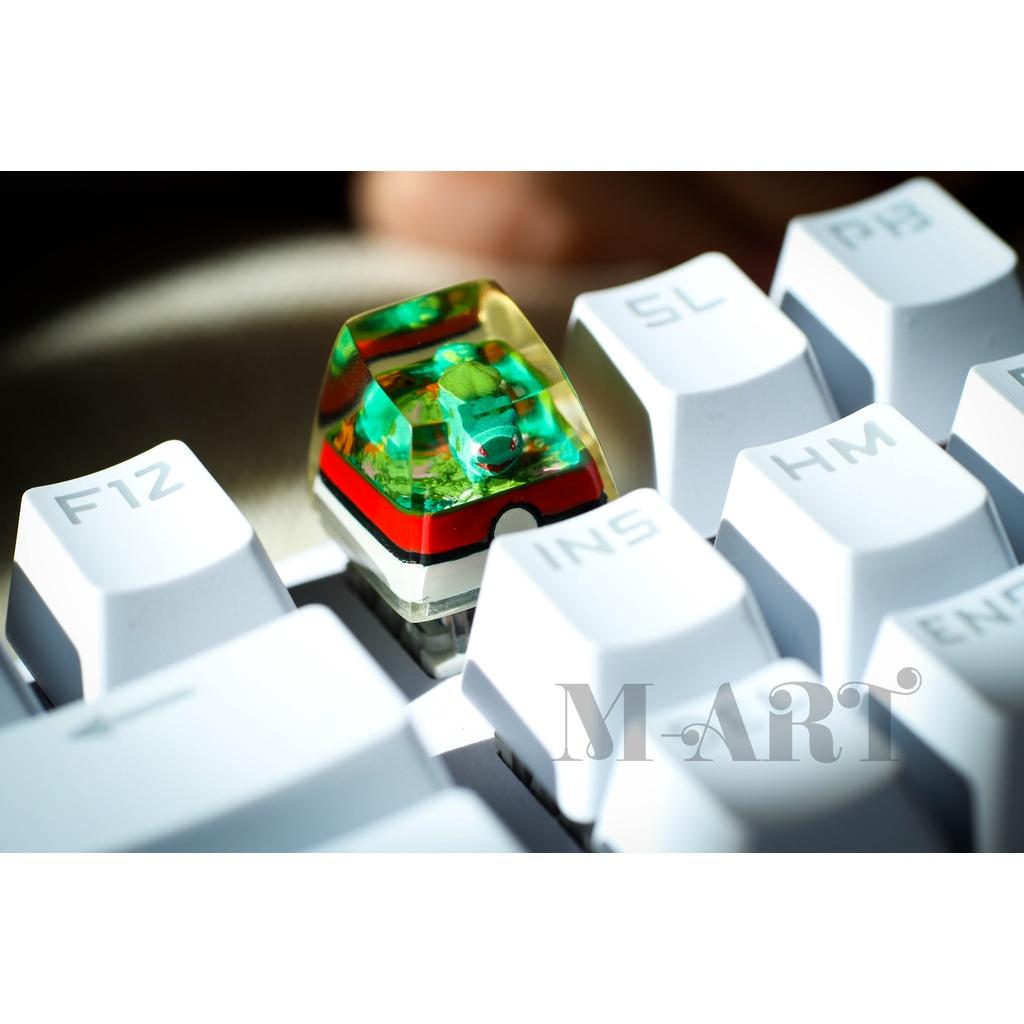 Nút dành cho bàn phím cơ resin Pokemon Bulbasaur siêu dễ thương - Bulbasaur Pokemon Keycaps