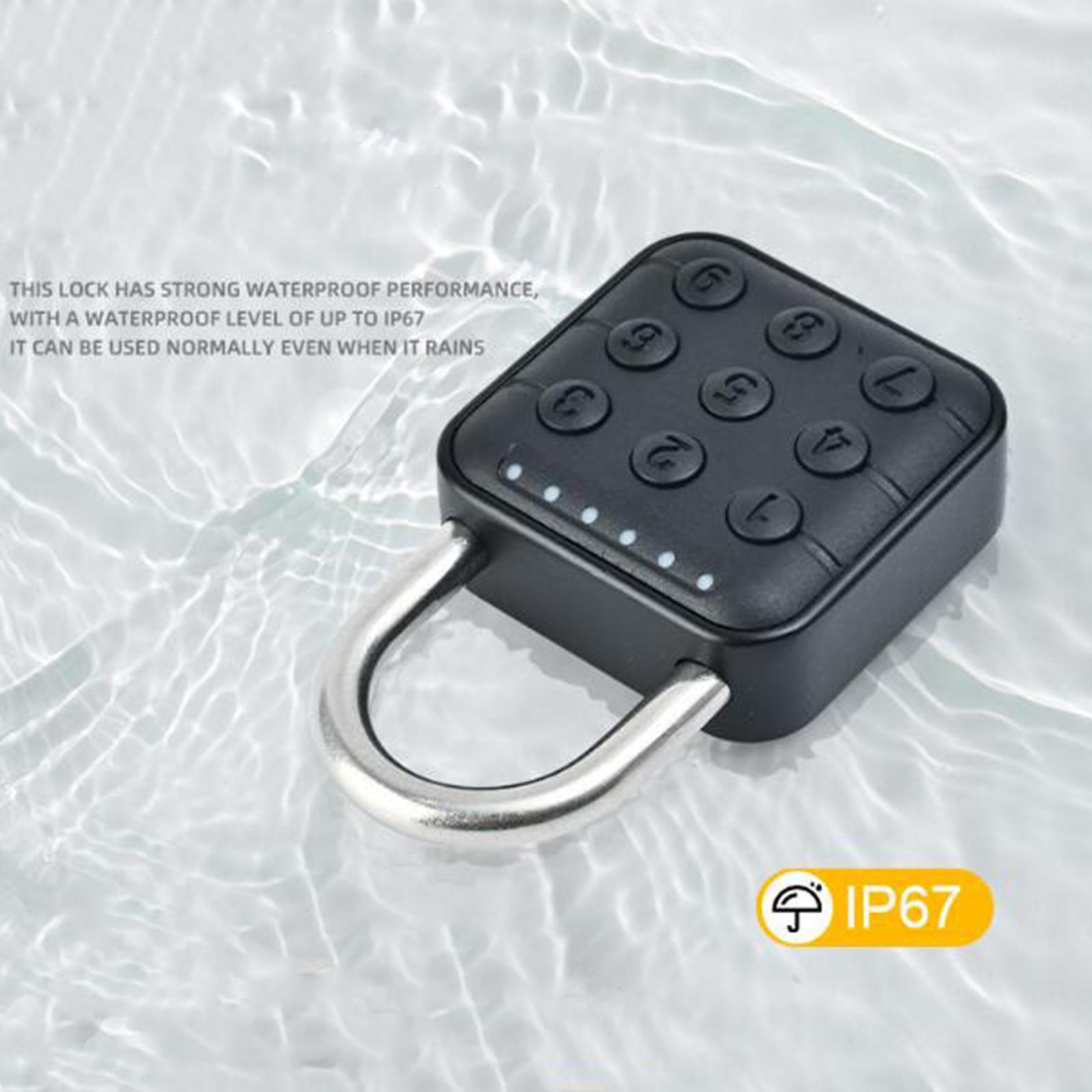 Fingerprint Padlock Intelligent Combination Padlock for