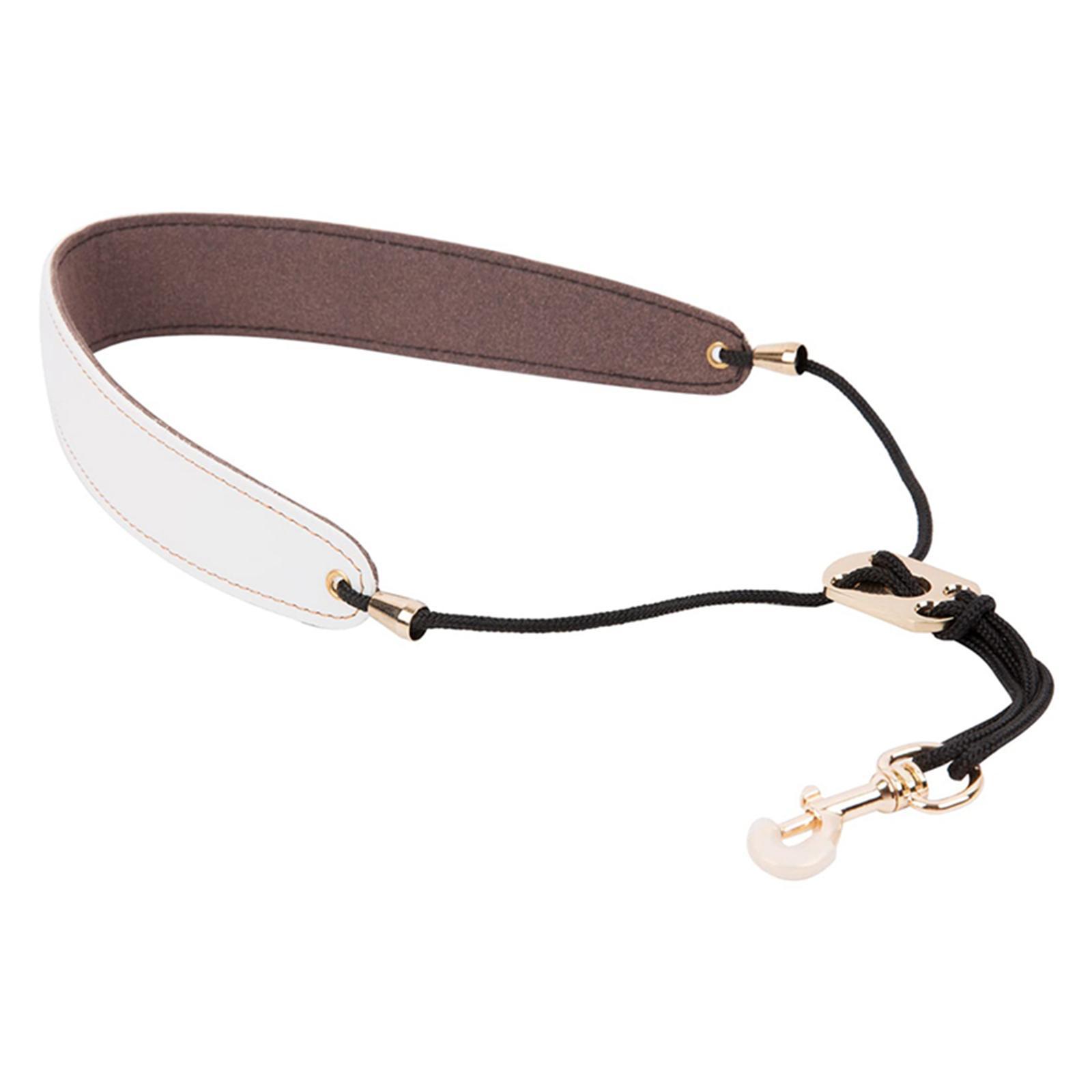 Saxophone Neck Strap Alto Sax Bass Clarinet Tenor White