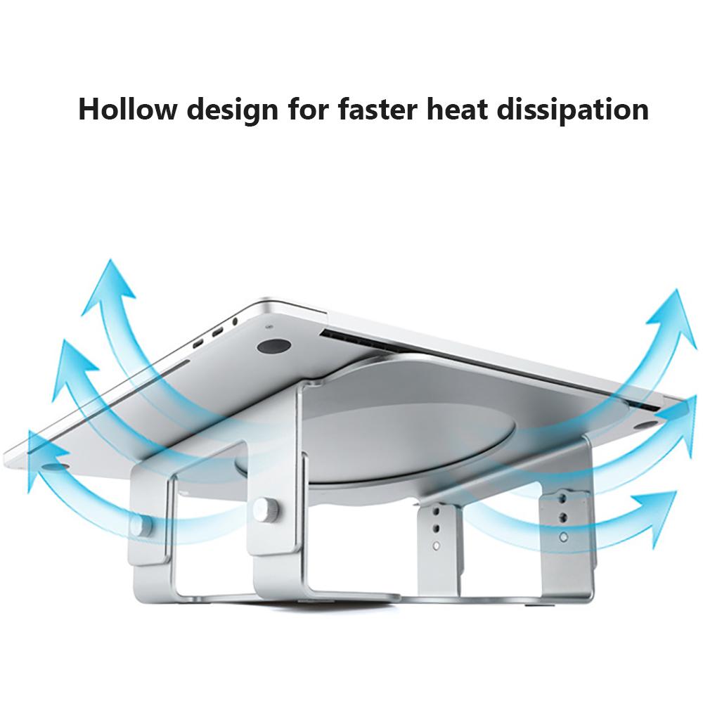 Chân đế BUBM DNZJ-03 Hợp kim nhôm có thể điều chỉnh Giá đỡ cho máy tính để bàn, MacBook Pro