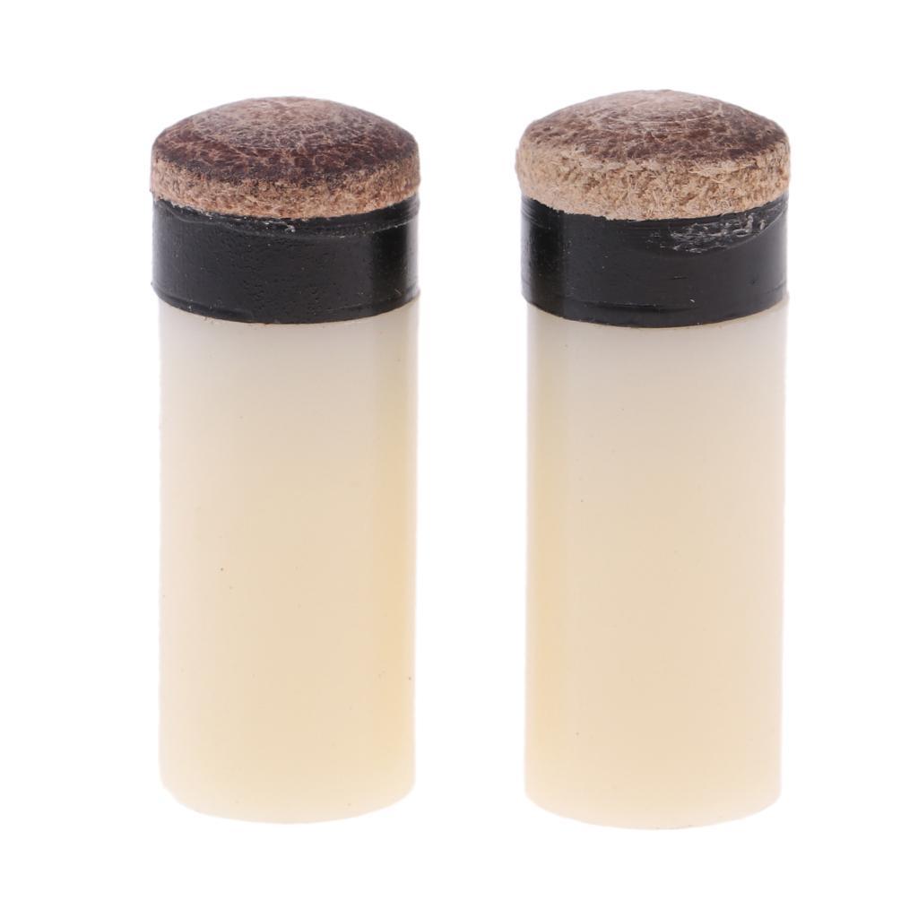 2-4pack 10 Pieces Slip-On Pool Billiard Cue Tips Snooker Stick Ferrules 10mm 13