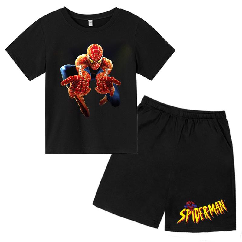 Áo Quần trẻ em ( Combo 4 Bộ ) spider man 02 siêu cool , King Cotton