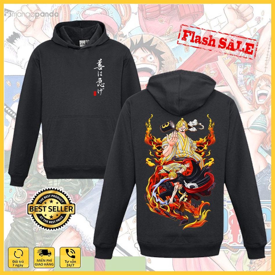 Áo Hoodie One Piece - Áo Anime in hình Luffy, Zoro, Sanji, Ace mẫu mới cực đẹp