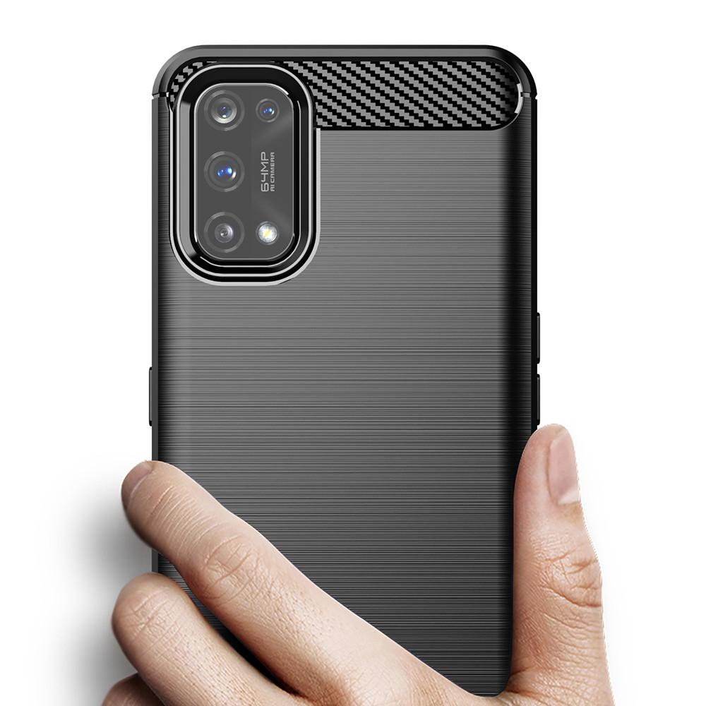 Ốp lưng cho Realme 7 7i 7 Pro C17 8 8 Pro Q2 Pro dẻo carbon phay xước chống sốc chống vân tay