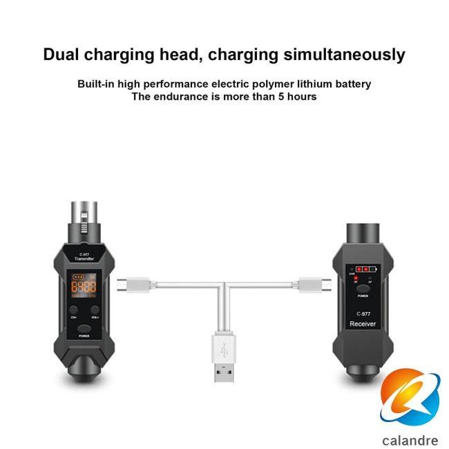 Bộ Chuyển Đổi Micro Không Dây Dynamic Micro Thu Phát Tín Hiệu Xlr Cho Mic Dynamic