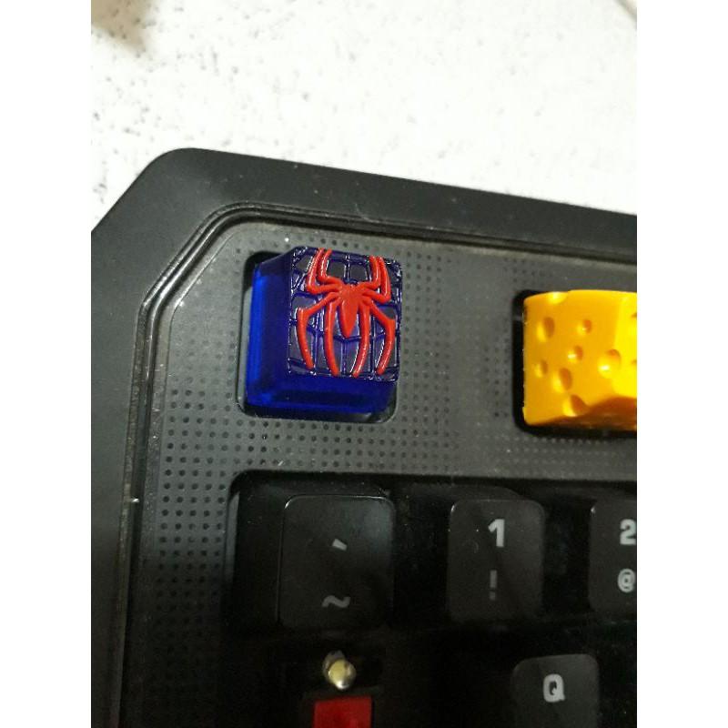 Keycap artisan Spiderman trang trí bàn phím cơ gaming