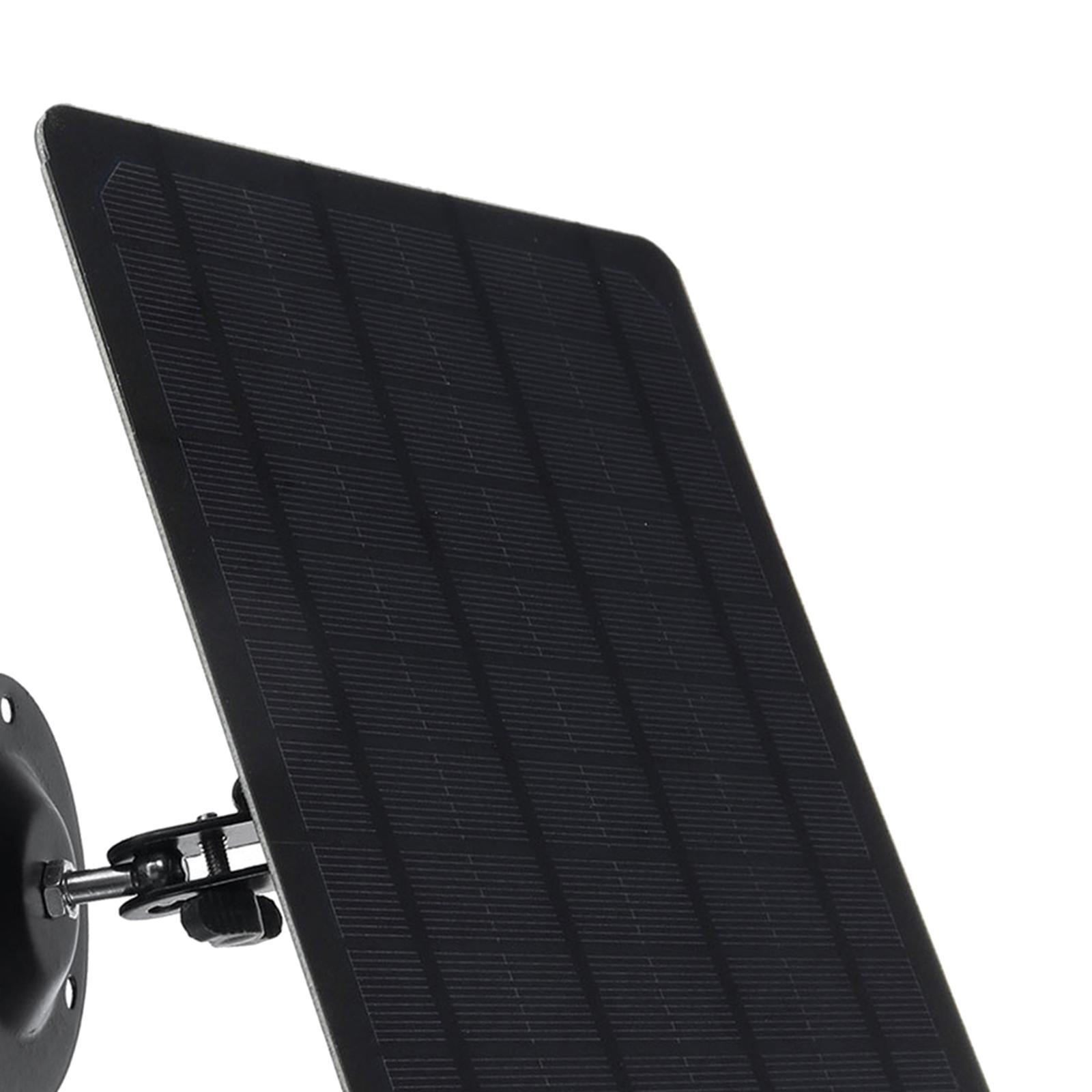 2x Solar Panel Charger - Weather Resistant, 9.8 Ft Power Cable, Adjustable Mount