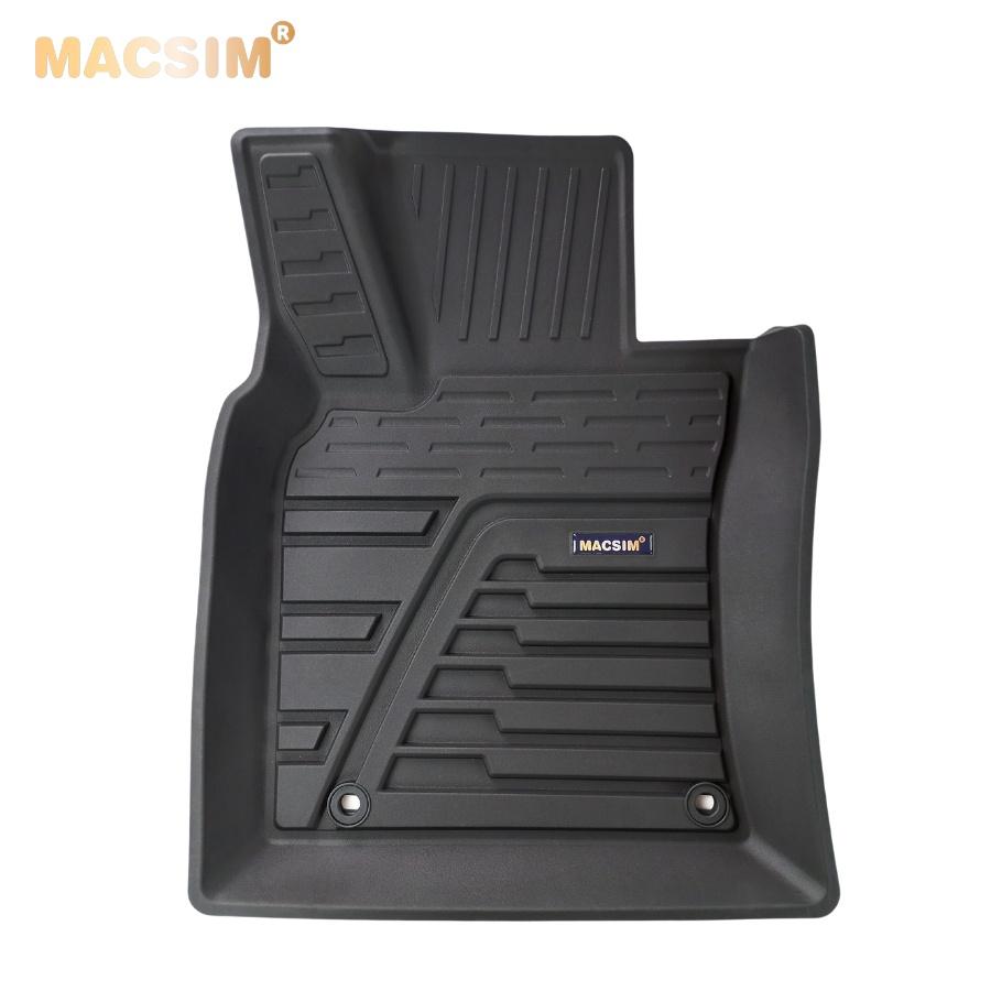 Thảm lót sàn ô tô Hyundai sonata 2020-nay Nhãn hiệu Macsim chất liệu nhựa TPE đúc khuôn cao cấp - màu đen