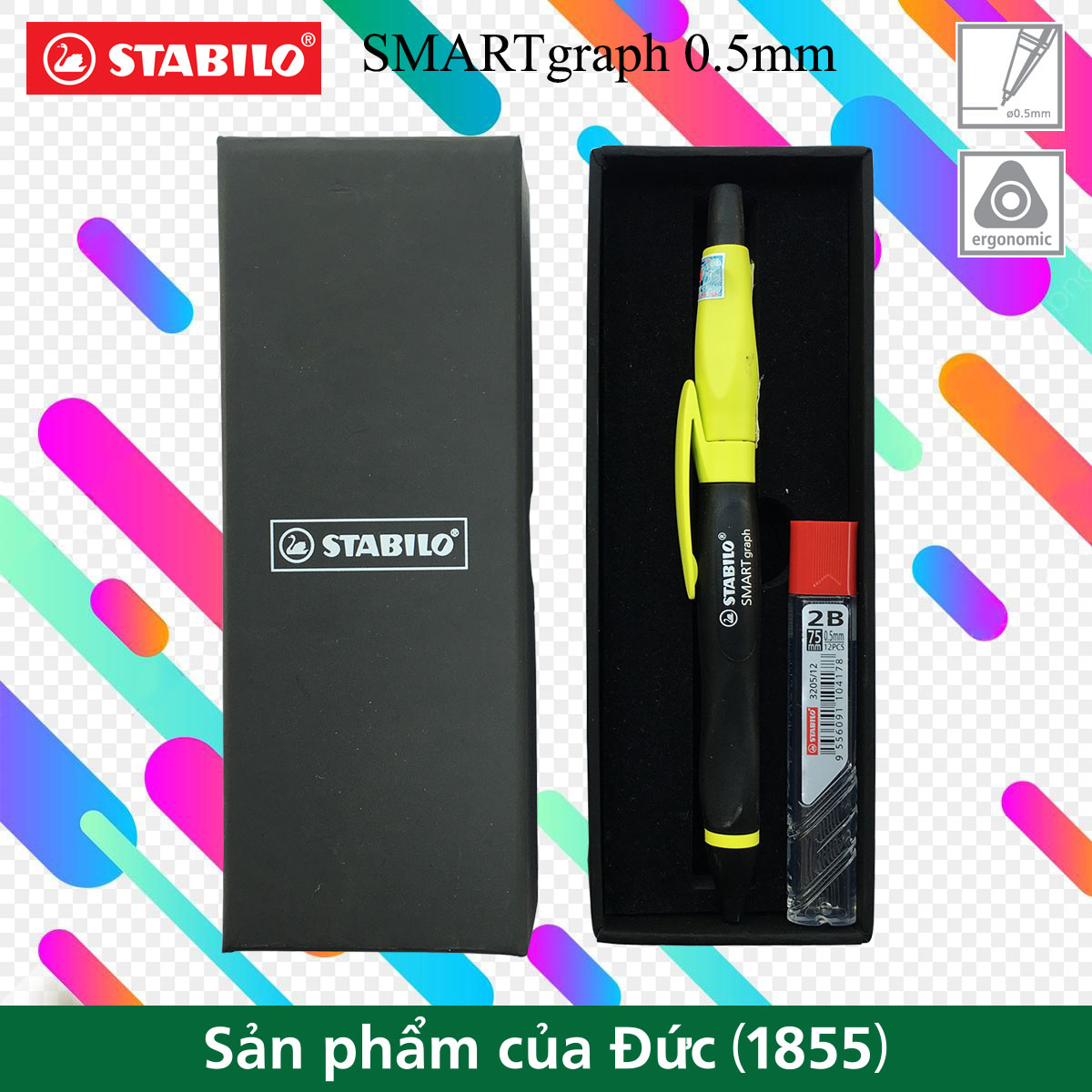 Bộ bút chì bấm STABILO SMARTgraph 0.5mm