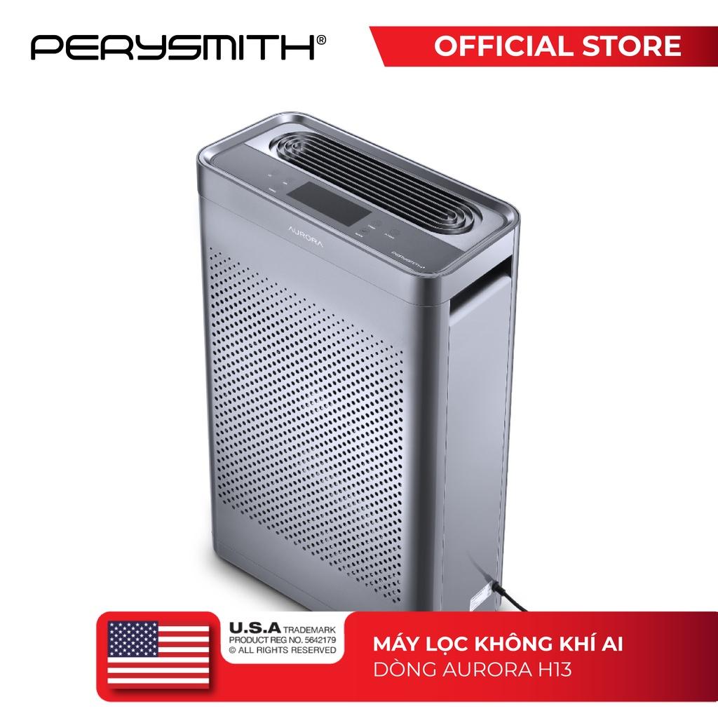 Máy lọc không khí cảm ứng Perysmith Air Purifier AURORA Series H13 - Hàng chính hãng