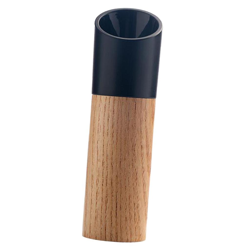 Salt Pepper Grinder Adjustable Ceramic Rotor Wood Shakers Mill Spices black