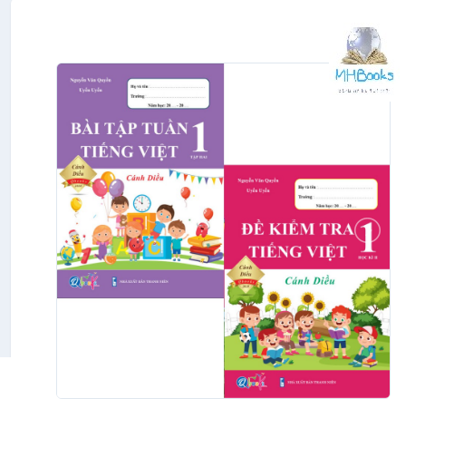 Sách - Combo Bài Tập Tuần và Đề Kiểm Tra Tiếng Việt 1 - Cánh Diều - Học Kì 2