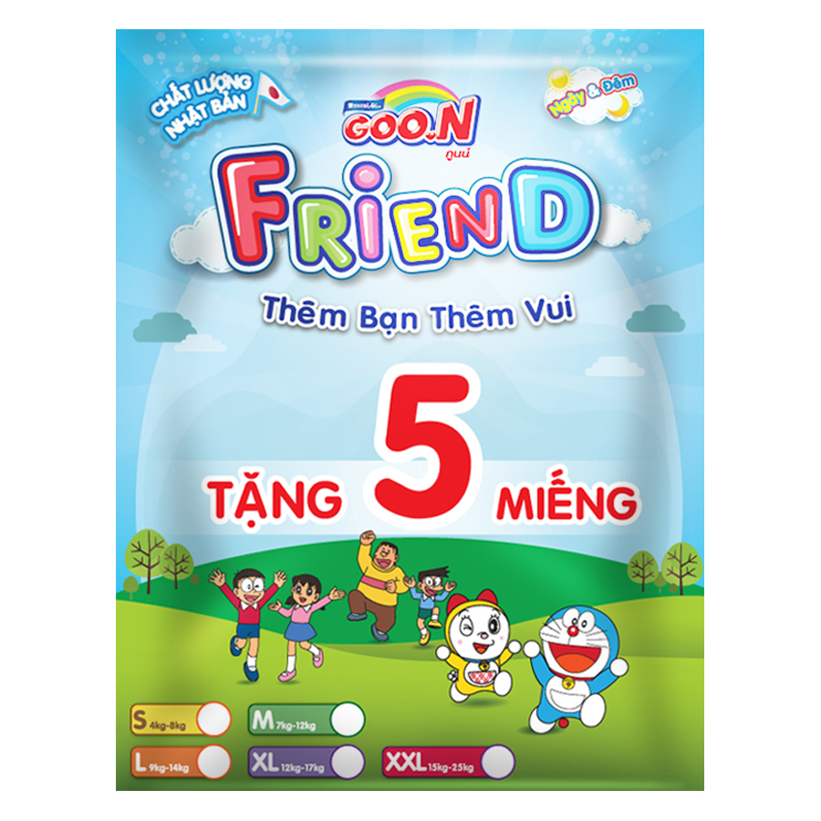 Tã Quần Goo.n Friend Gói Cực Đại XXL34 (34 Miếng) - Tặng Thêm 5 Miếng