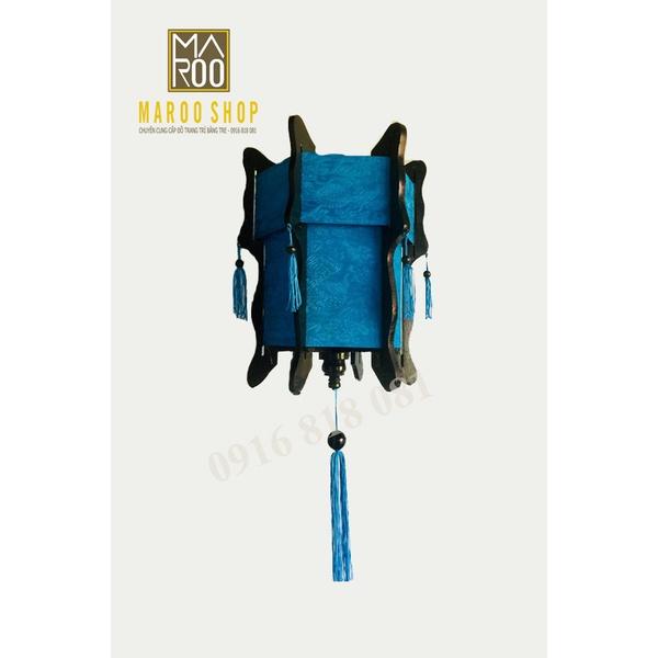 Đèn lồng Hội An kiểu lục giác 100% bằng gỗ size 50 cm/60 cm