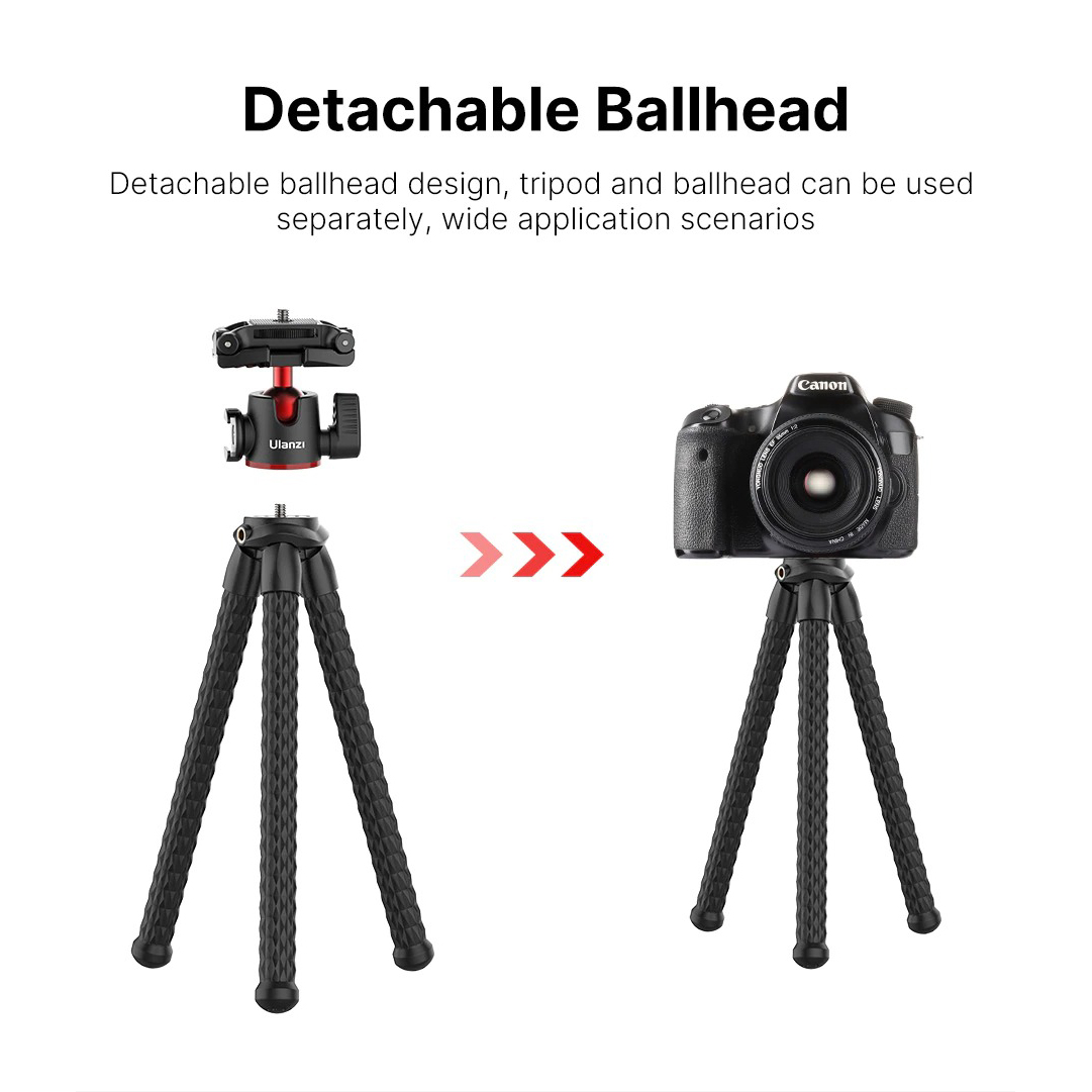 Tripod Chân đế bạch tuộc dùng cho máy ảnh, điện thoại đặt trên mọi địa hình Ulanzi MT-33 - Hàng nhập khẩu