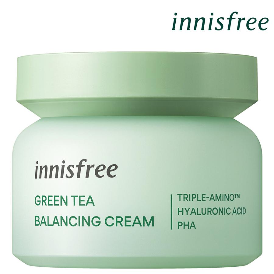 Kem dưỡng cân bằng độ ẩm trà xanh innisfree Green Tea Balancing Cream 50ml