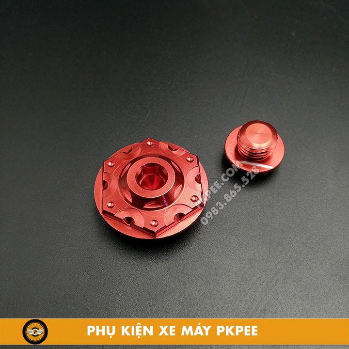 Ốc Mâm Lửa Nhôm CNC Gắn Các Dòng Xe Dream, Wave