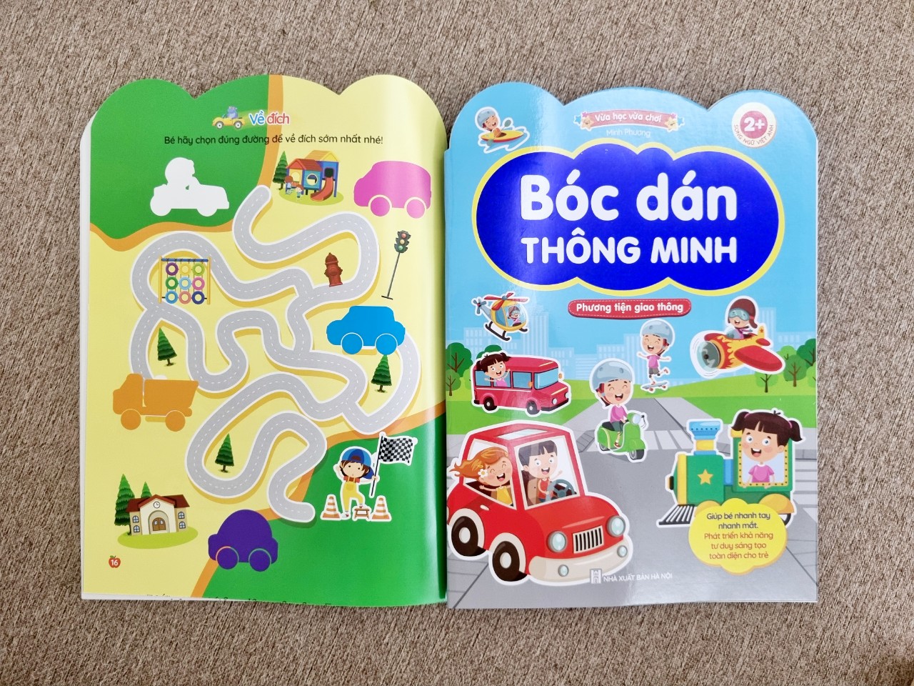 sách - bóc dán thông minh song ngữ việt anh dành cho trẻ từ 2-6 tuổi (bộ 6 cuốn)