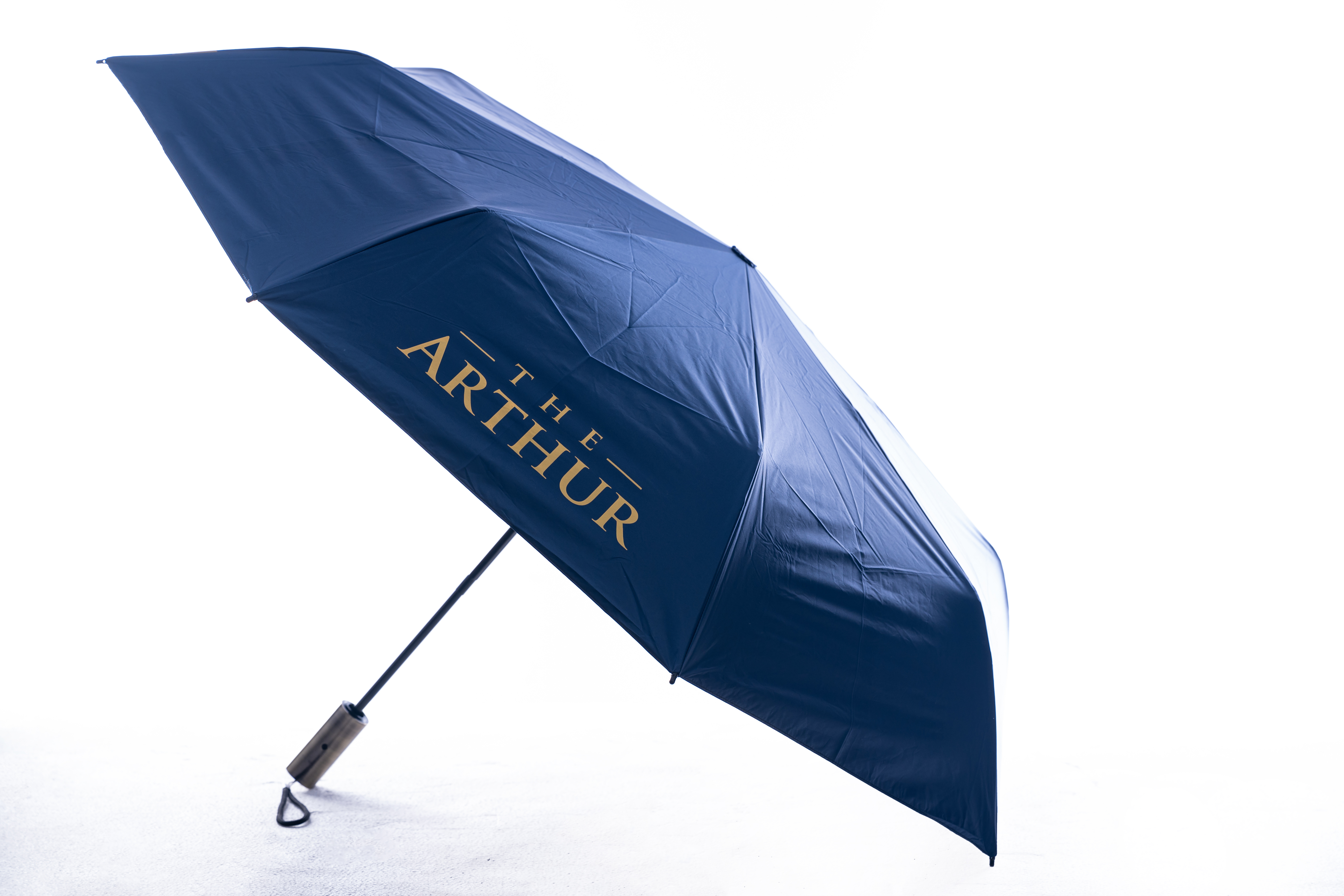 Ô dù tự đông thông minh Nason Umbrella The Arthur tự động đóng mở 2 chiều, tay cầm phủ kim loại cao cấp màu Bronzo